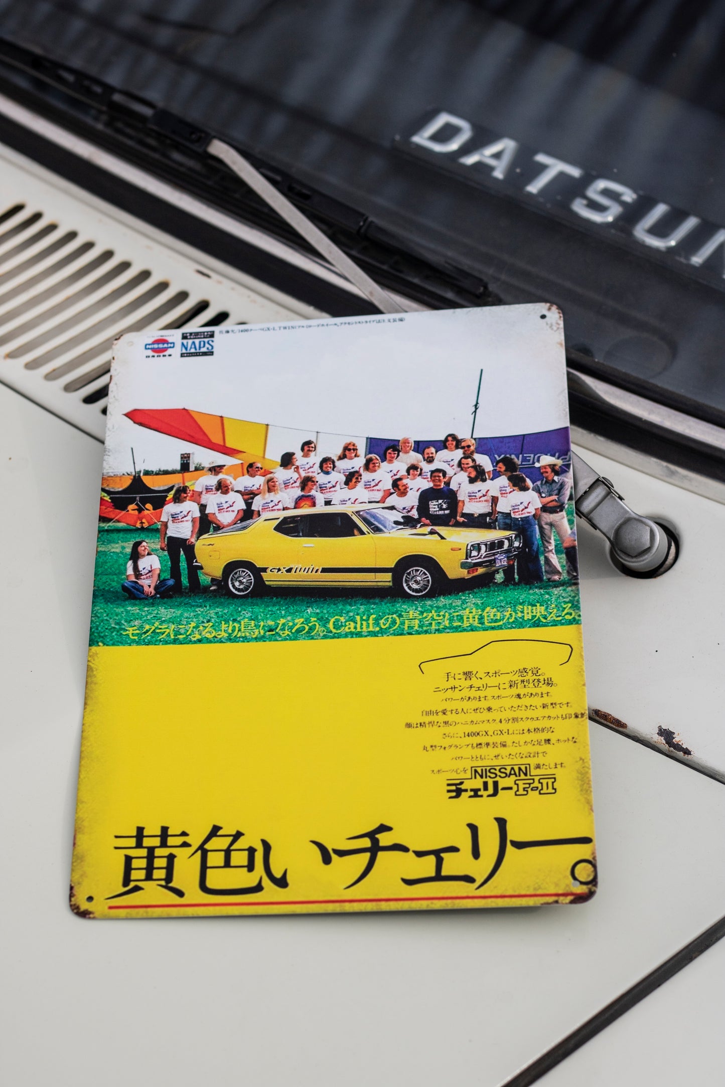 Letrero Nissan Cherry GX