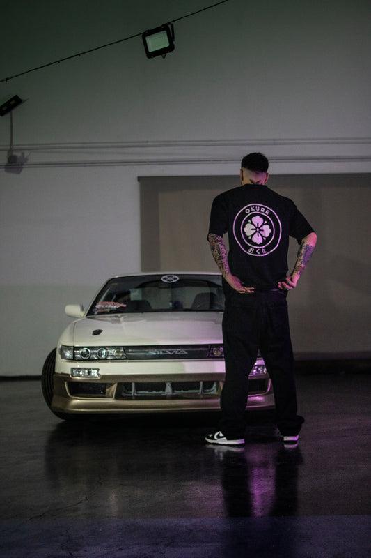 Camiseta Okure Kamon 家紋 Negra.